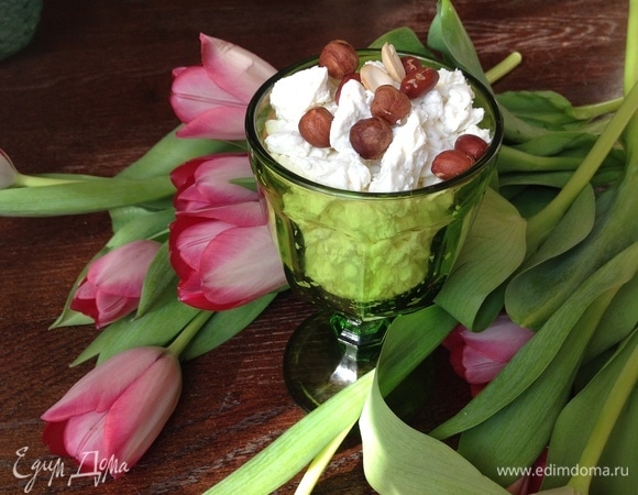 Творог  с орехами