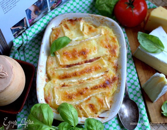 Картофельный гратен под сырной корочкой