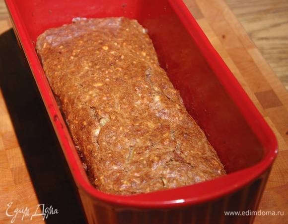 Миндально-банановый хлеб с льняными семечками Миндально-банановый хлеб с льняными семечками