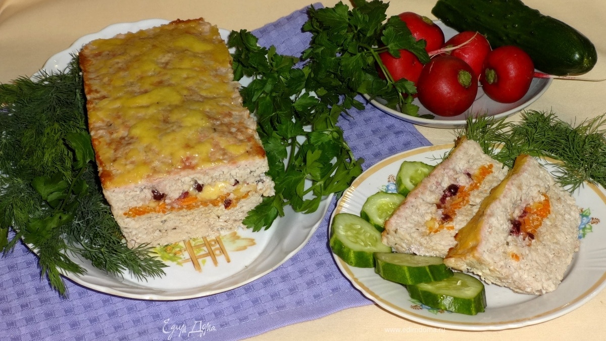 Мясной хлеб с начинкой