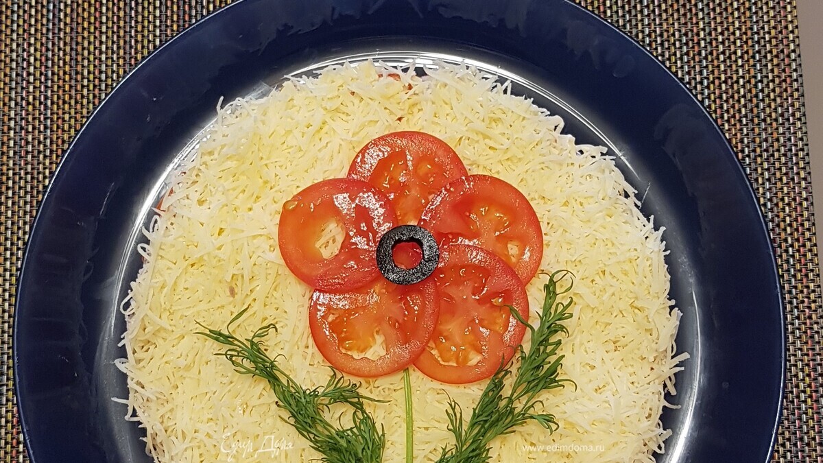 Салат «Красный мак»