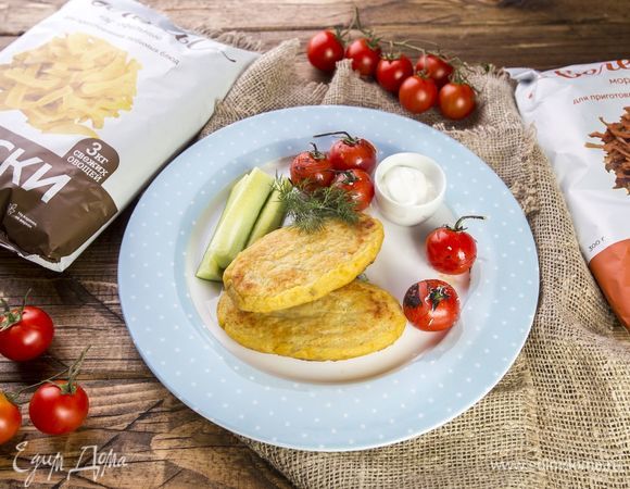 Картофельные зразы с морковью и луком Картофельные зразы с морковью и луком