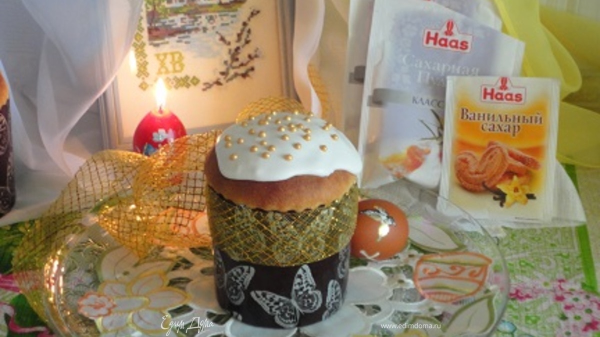 Кулич на сливках