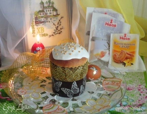 Кулич на сливках Кулич на сливках