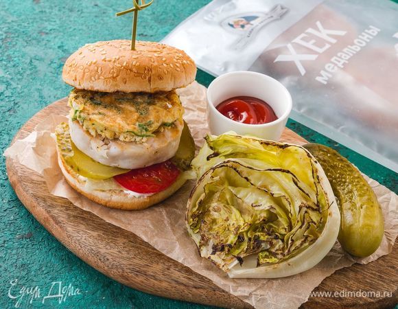 Рыбный бургер