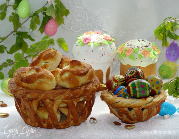 Пасхальная съедобная корзина Пасхальная съедобная корзина