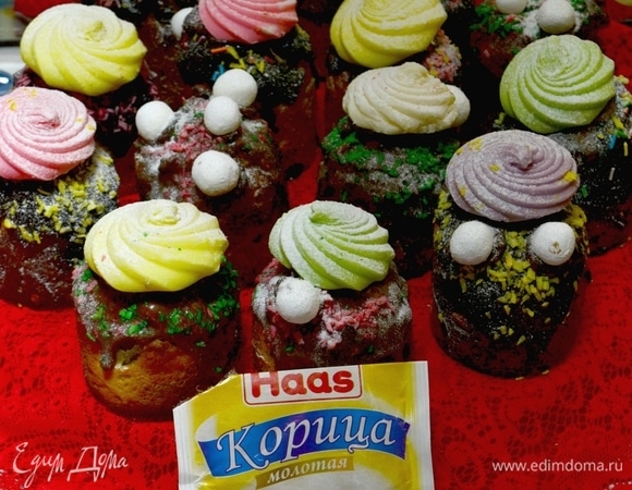 Творожные куличи к Пасхе