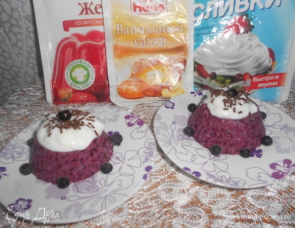 Черничный десерт Черничный десерт