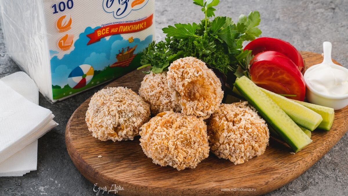 Шампиньоны в кляре