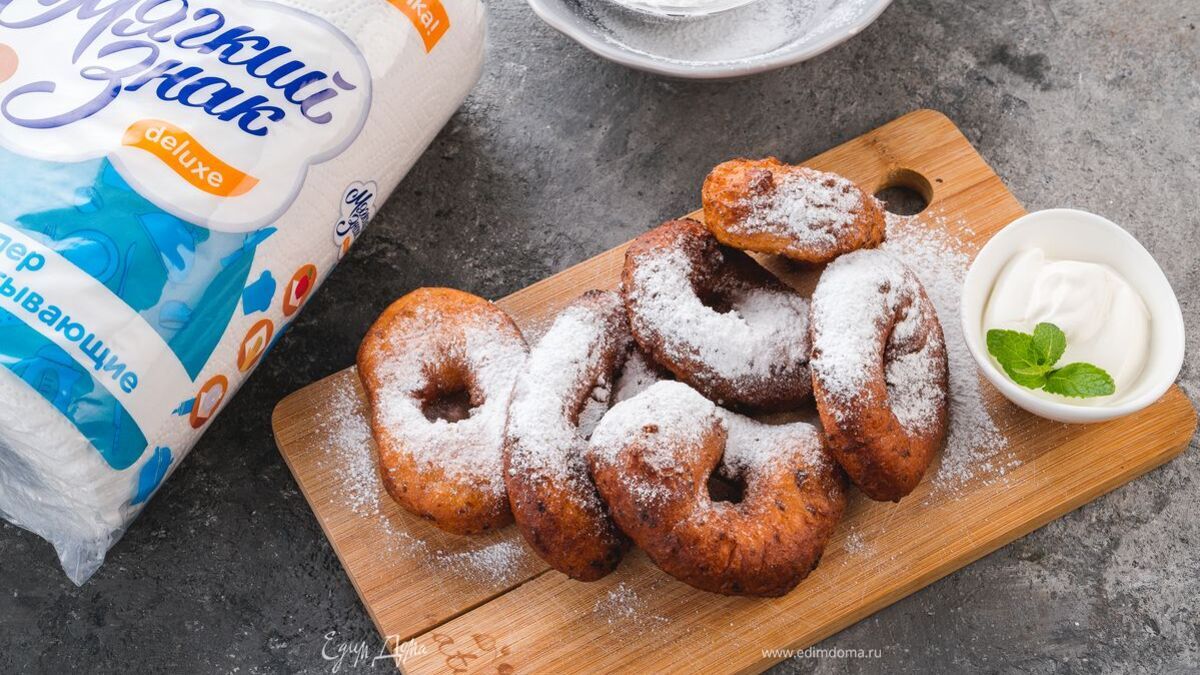 Творожные пончики