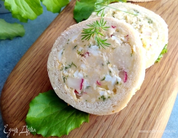 Батон с начинкой Батон с начинкой