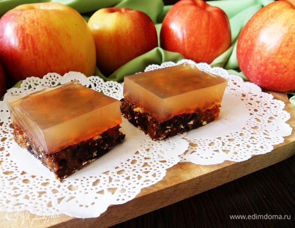 Пирожные с яблочным мармеладом Пирожные с яблочным мармеладом