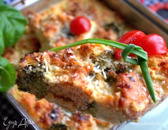 Рыбная запеканка с брокколи Рыбная запеканка с брокколи