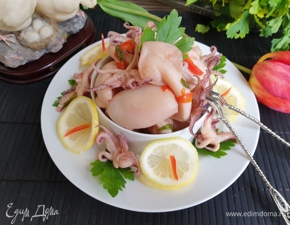 Маринованные кальмары Маринованные кальмары