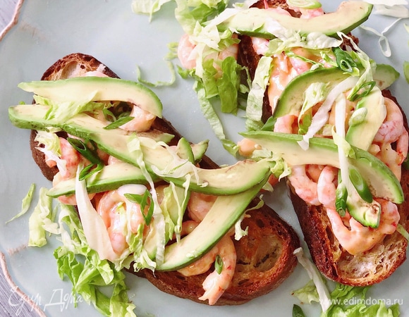 Сэндвич с креветками