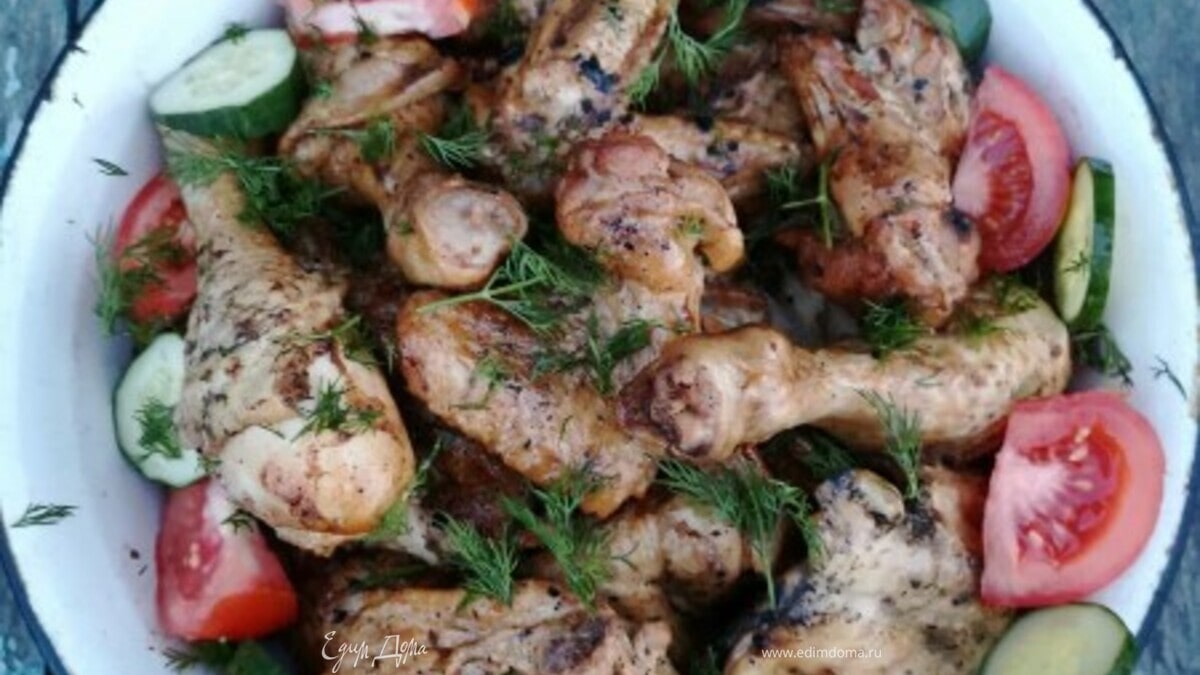 Копченые окорочка и крылышки