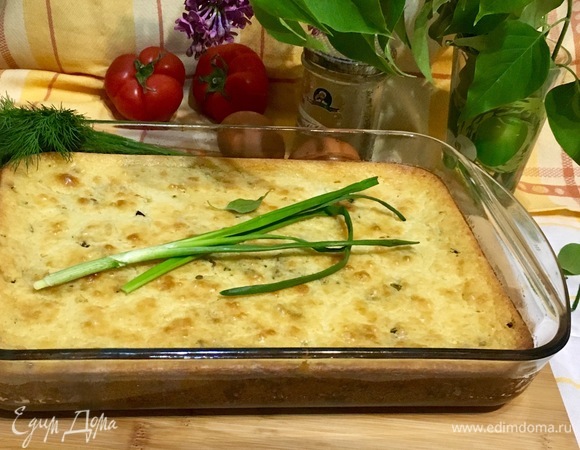 Заливной рыбный пирог 