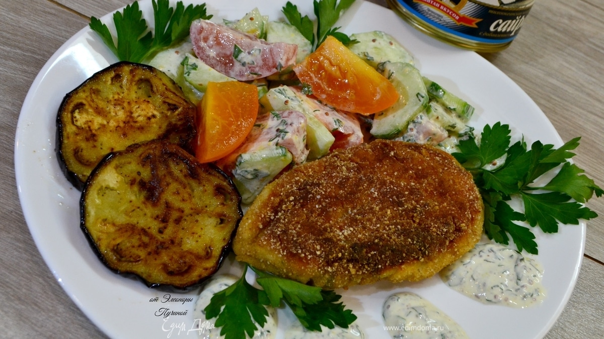 Зразы с сайрой