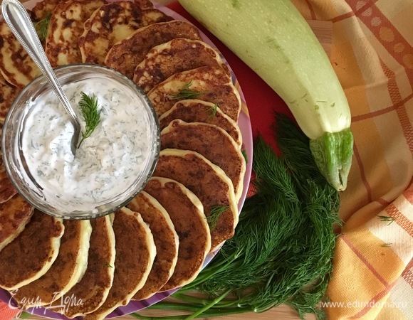 Творожно-кабачковые оладьи