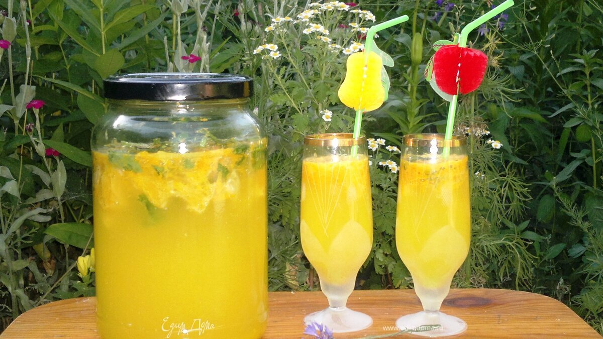 Мятно-апельсиновый крюшон