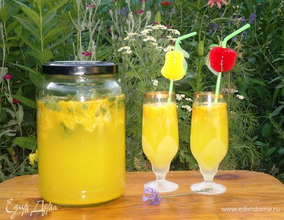 Мятно-апельсиновый крюшон