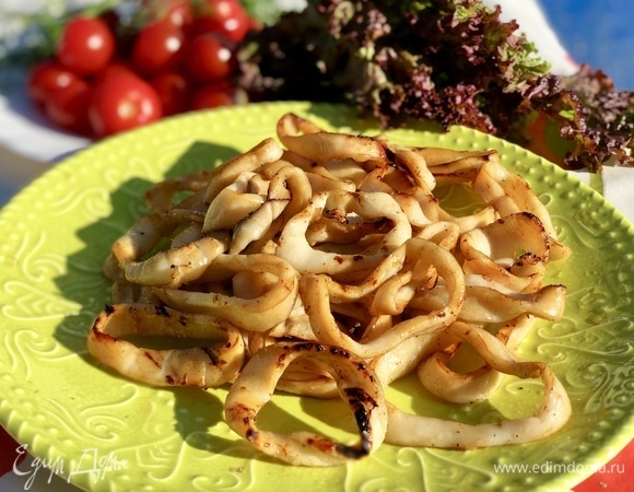 Кальмары гриль