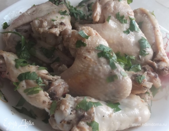 Куриные крылышки с соком