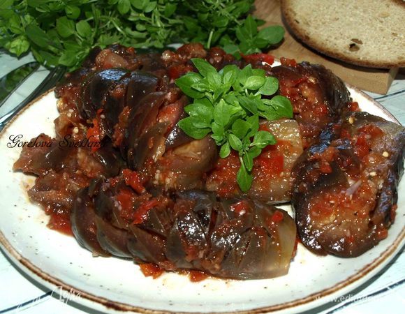 Баклажаны в остром соусе с орегано Баклажаны в остром соусе с орегано