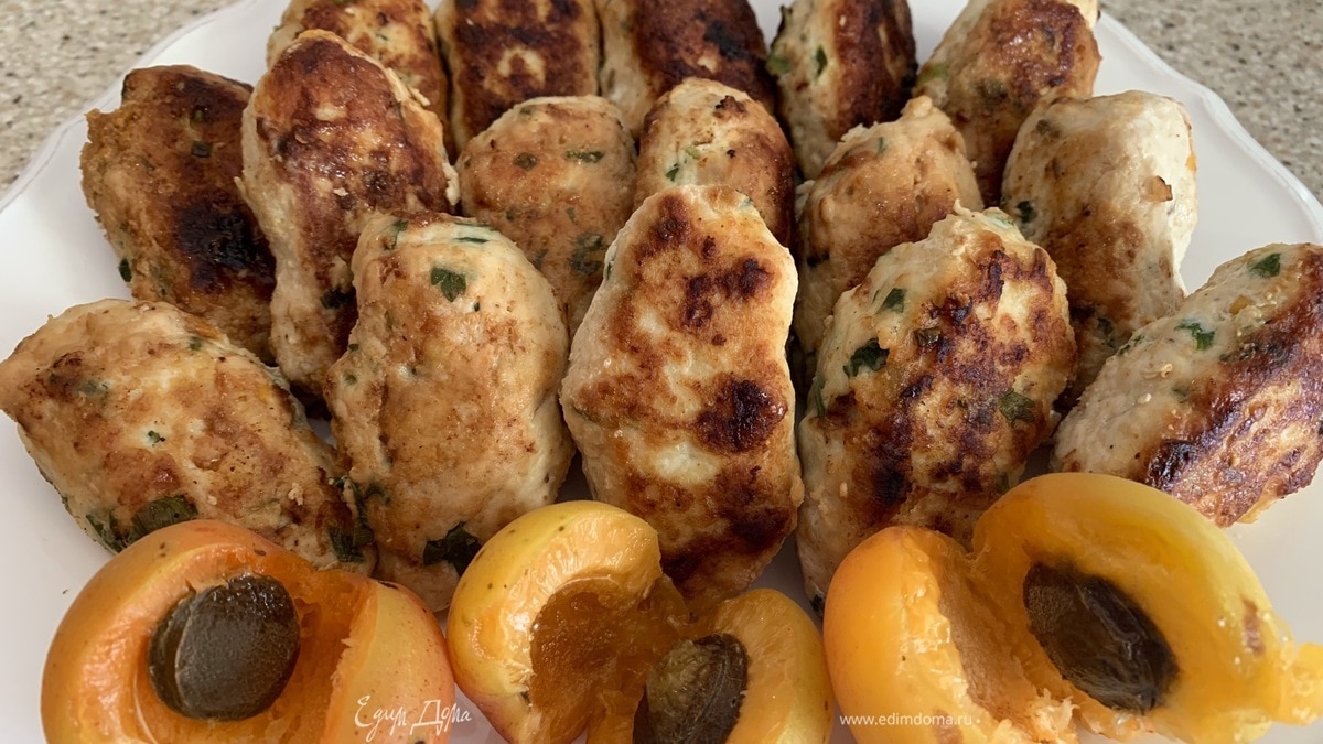 Котлеты «Монблан» с абрикосом