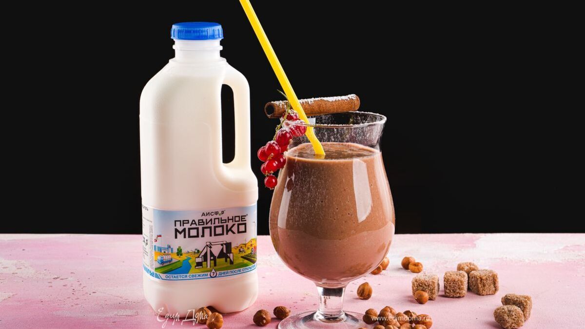 Шоколадно-ореховый смузи