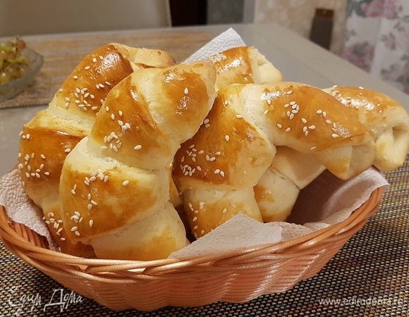 Кунжутные рогалики Кунжутные рогалики