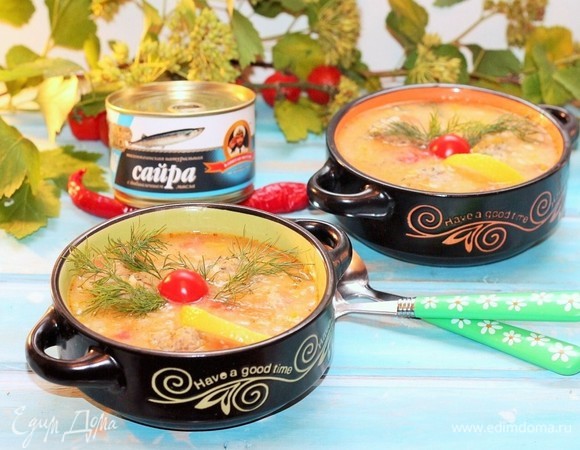 Суп с рыбными фрикадельками 