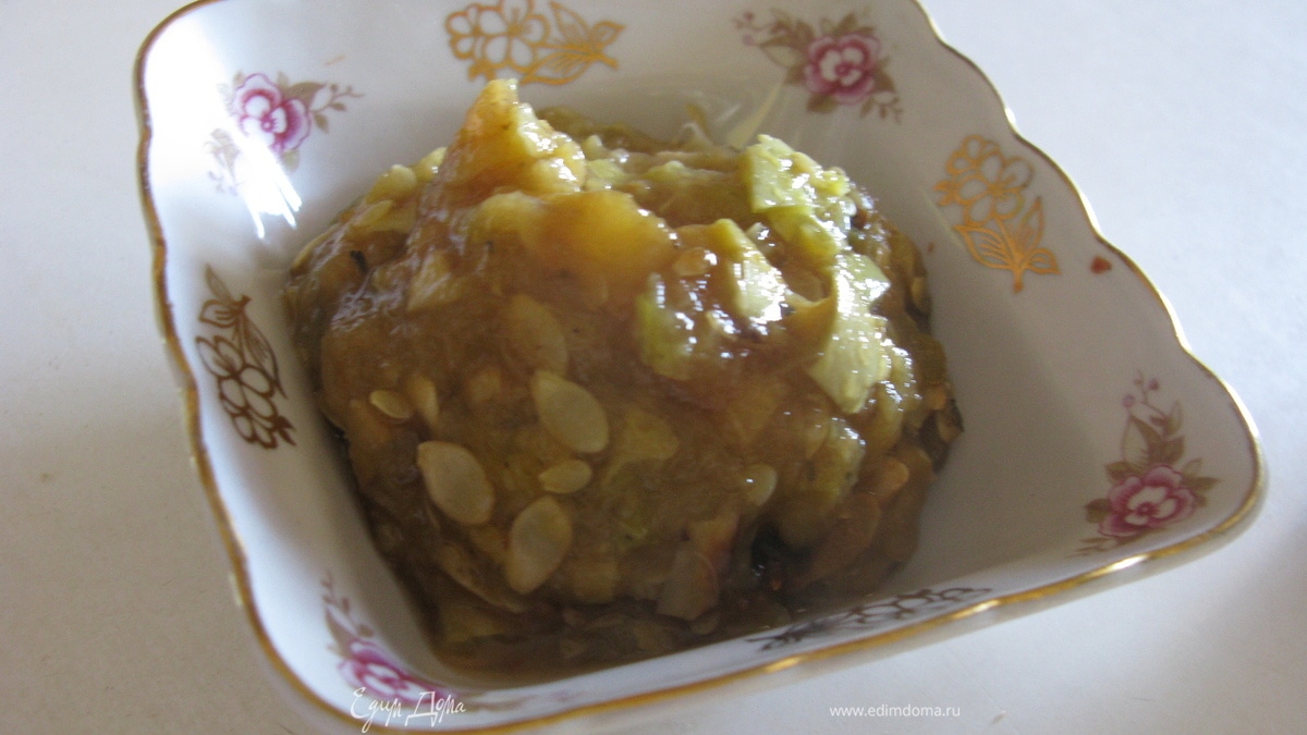 Запеченная кабачковая икра