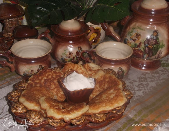 Луковые оладьи