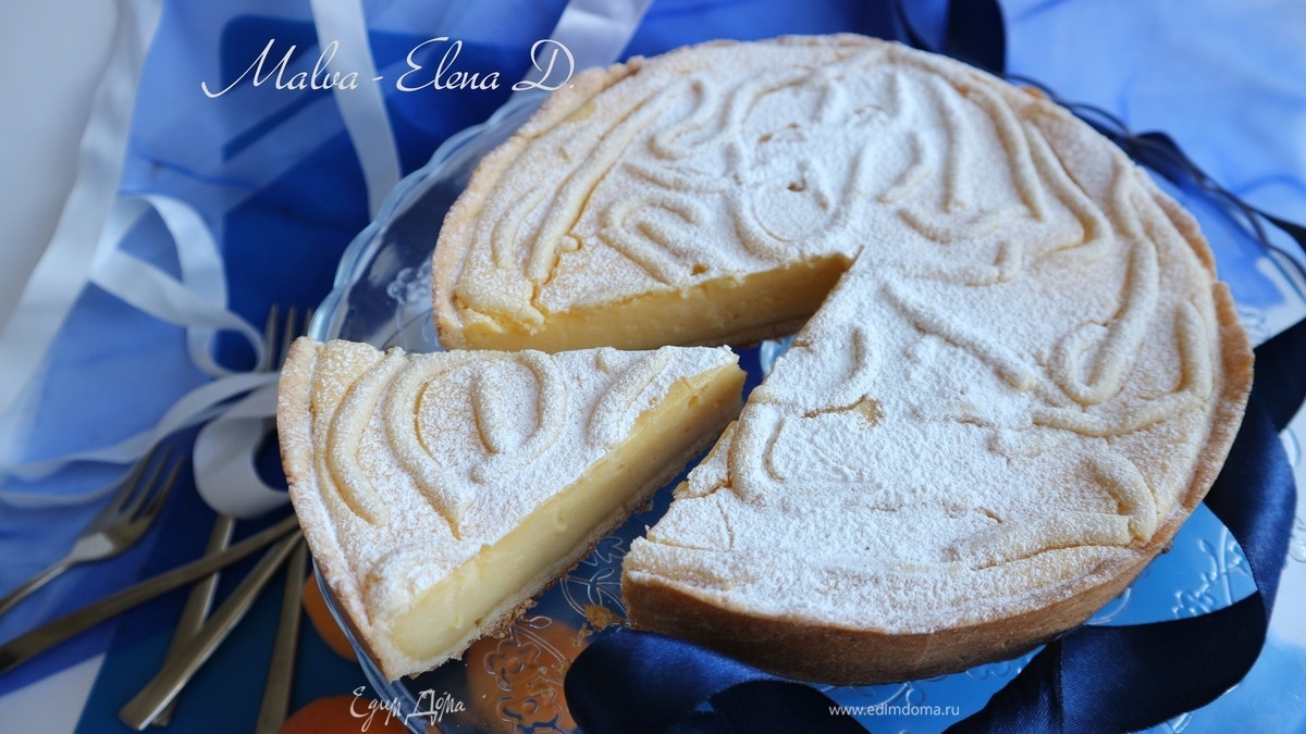 Лимонный пирог на желтках