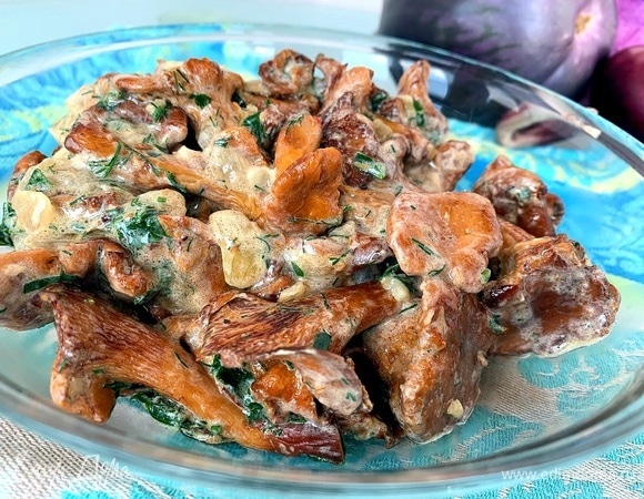 Жареные лисички Жареные лисички