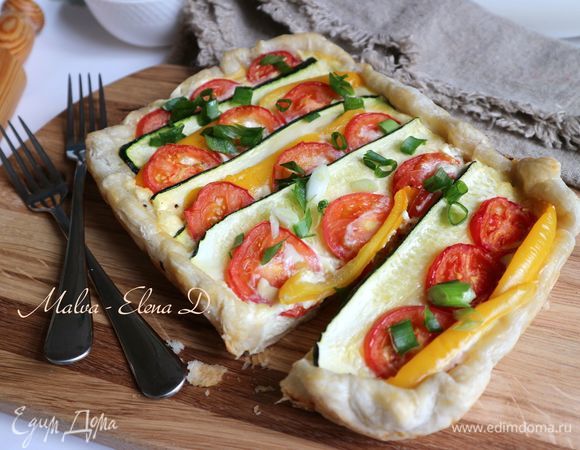 Закусочный тарт с цукини Закусочный тарт с цукини