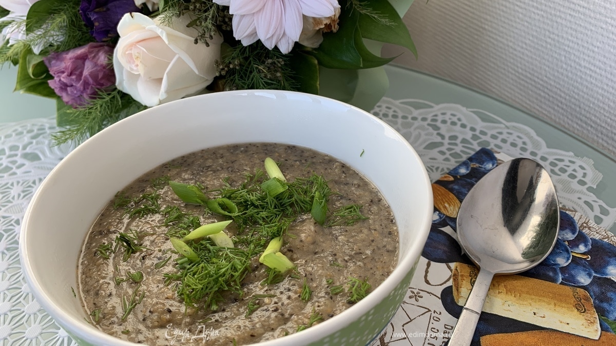 Суп-пюре грибной