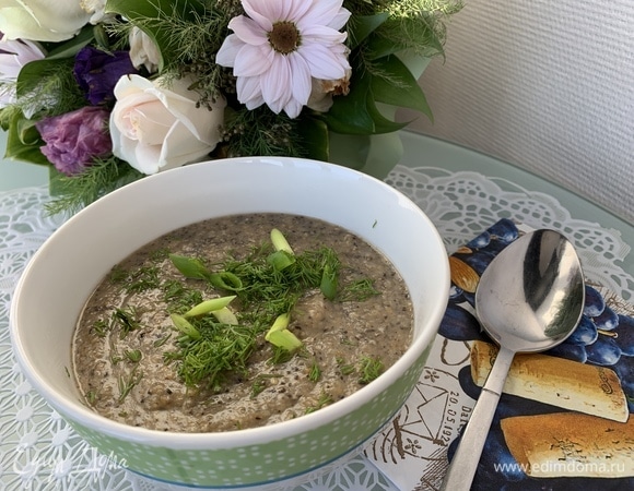 Суп-пюре грибной