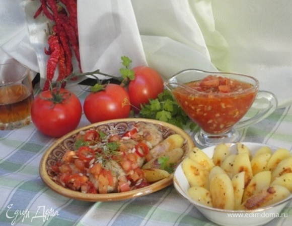 Тефтели с летним соусом