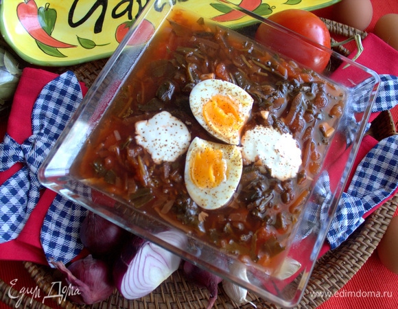 Диетический летний борщ