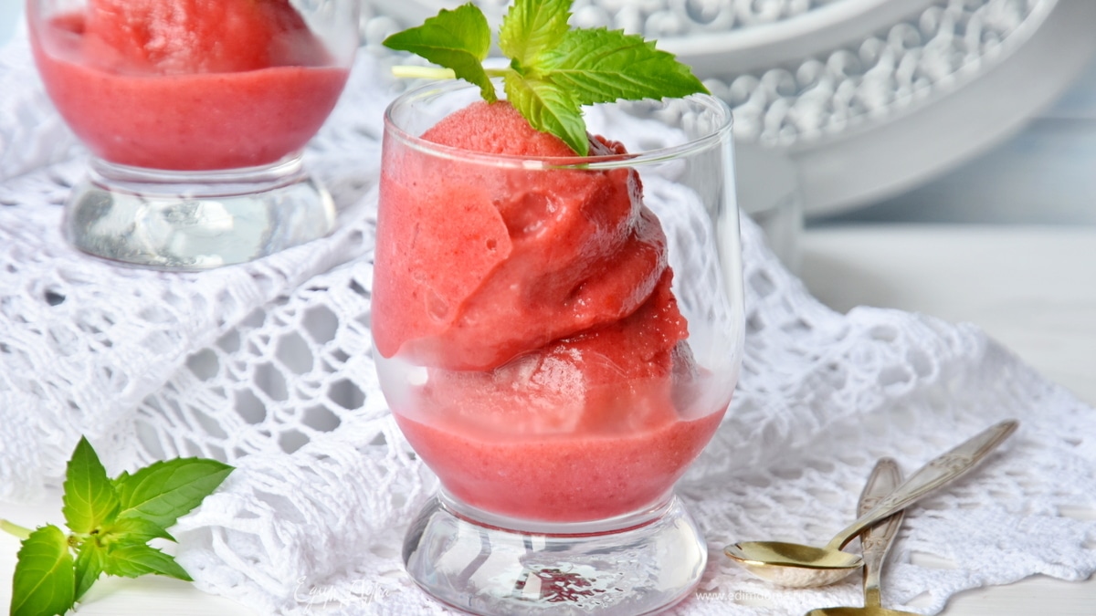 Клубничный сорбет