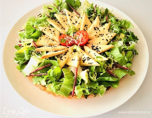 Киш с вялеными томатами