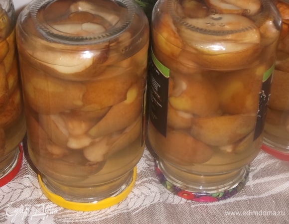 Груши на зиму без стерилизации Груши на зиму без стерилизации