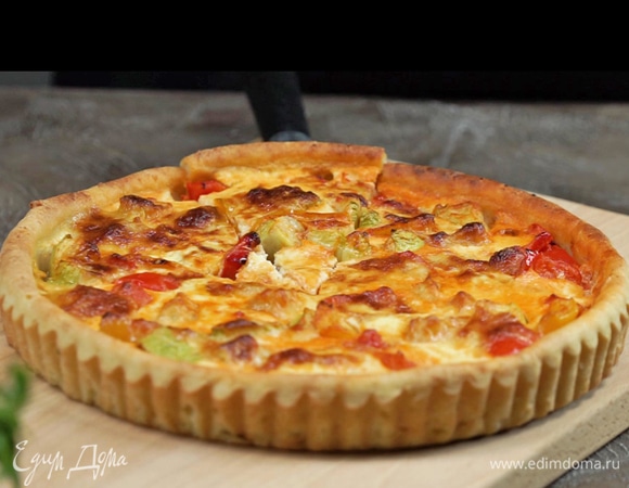 Летний пирог с овощами