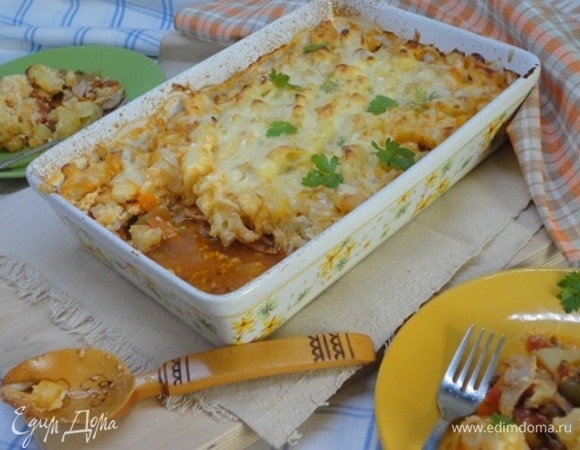 Курица «Пармантье»