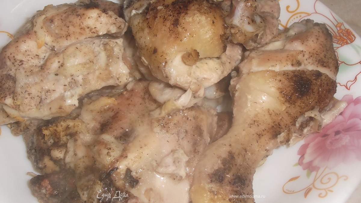 Сочная курица с ароматом чеснока