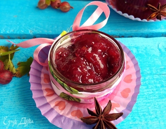 Варенье из крыжовника с бадьяном 