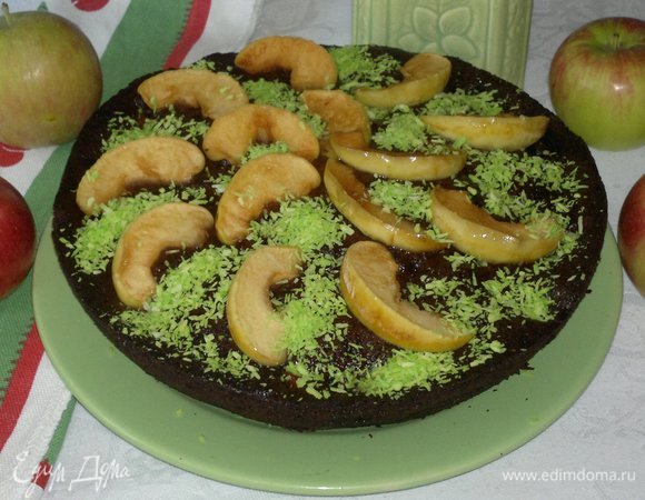 Шоколадно-яблочный пирог Шоколадно-яблочный пирог