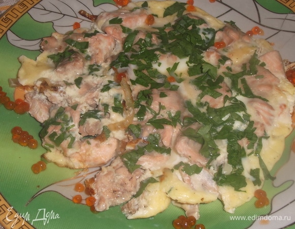 Горбуша в яйцах Горбуша в яйцах